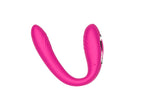 Vibrator dublu rotativ din silicon, drăguț, purtabil, seria B