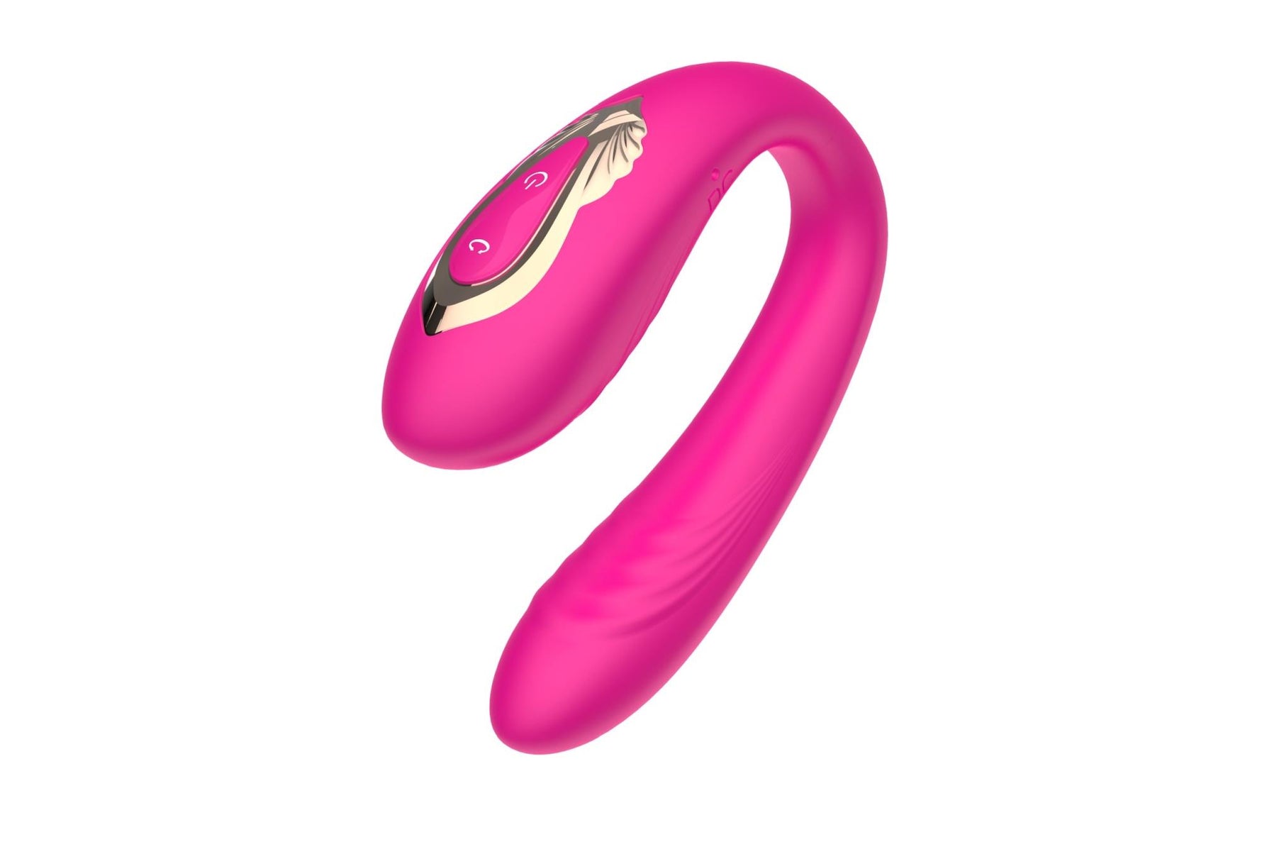 Vibrator dublu rotativ din silicon, drăguț, purtabil, seria B
