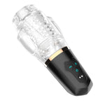 Masturbator vibrant USB drăguț din seria B, cu aspirare rapidă