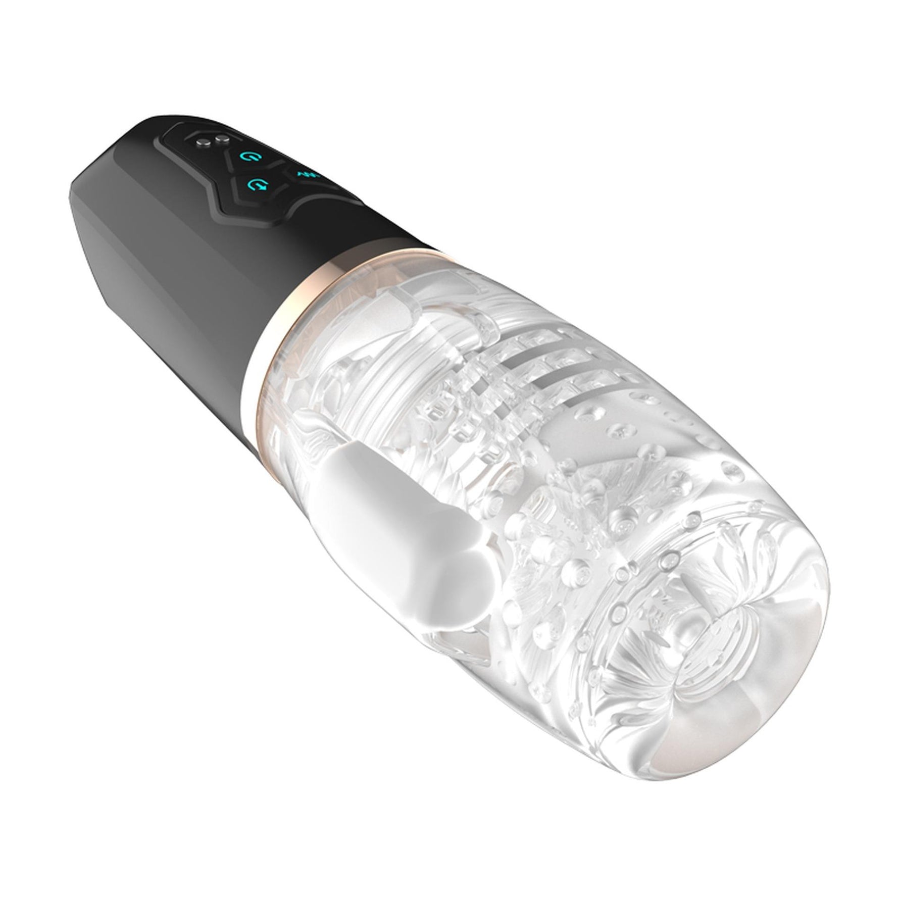 Masturbator vibrant USB drăguț din seria B, cu aspirare rapidă