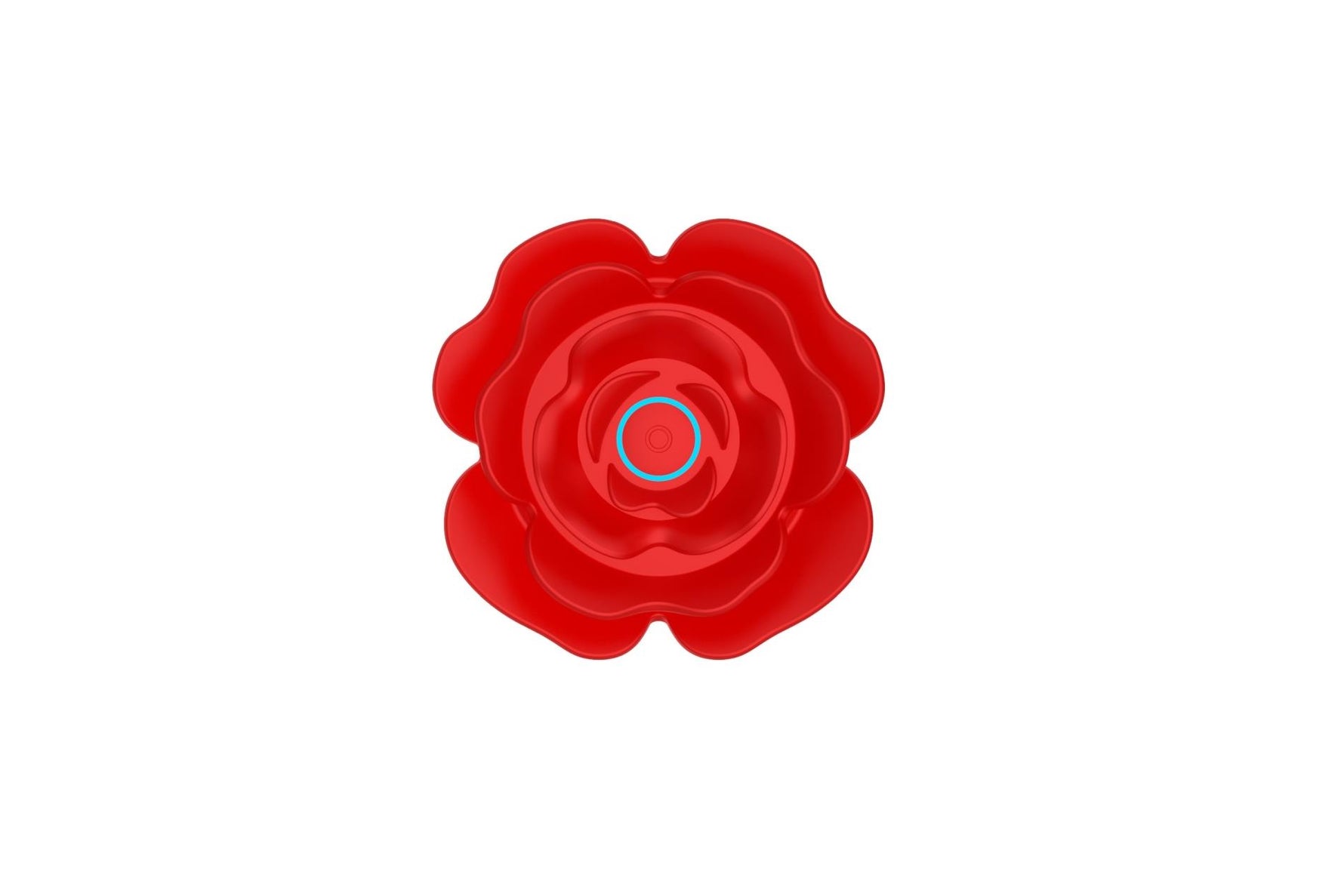 Plug anal vibrant Rose Thrusting seria B, silicon drăguț și impermeabil