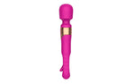 Vibrator USB cu limbă mobilă, roz și roșu, seria B