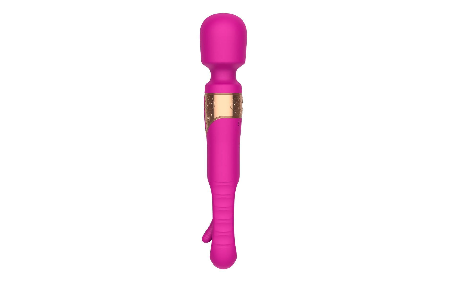 Vibrator USB cu limbă mobilă, roz și roșu, seria B