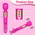 Vibrator USB cu limbă mobilă, roz și roșu, seria B