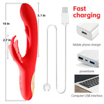 Vibrator fluture cu două mânere
