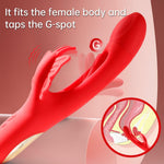 Vibrator fluture cu două mânere