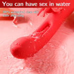Vibrator fluture cu două mânere