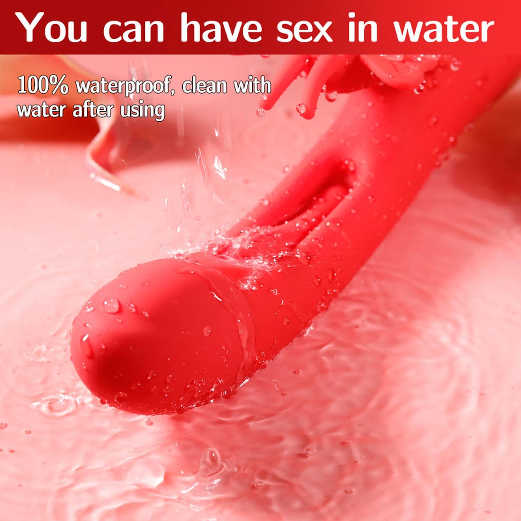 Vibrator fluture cu două mânere