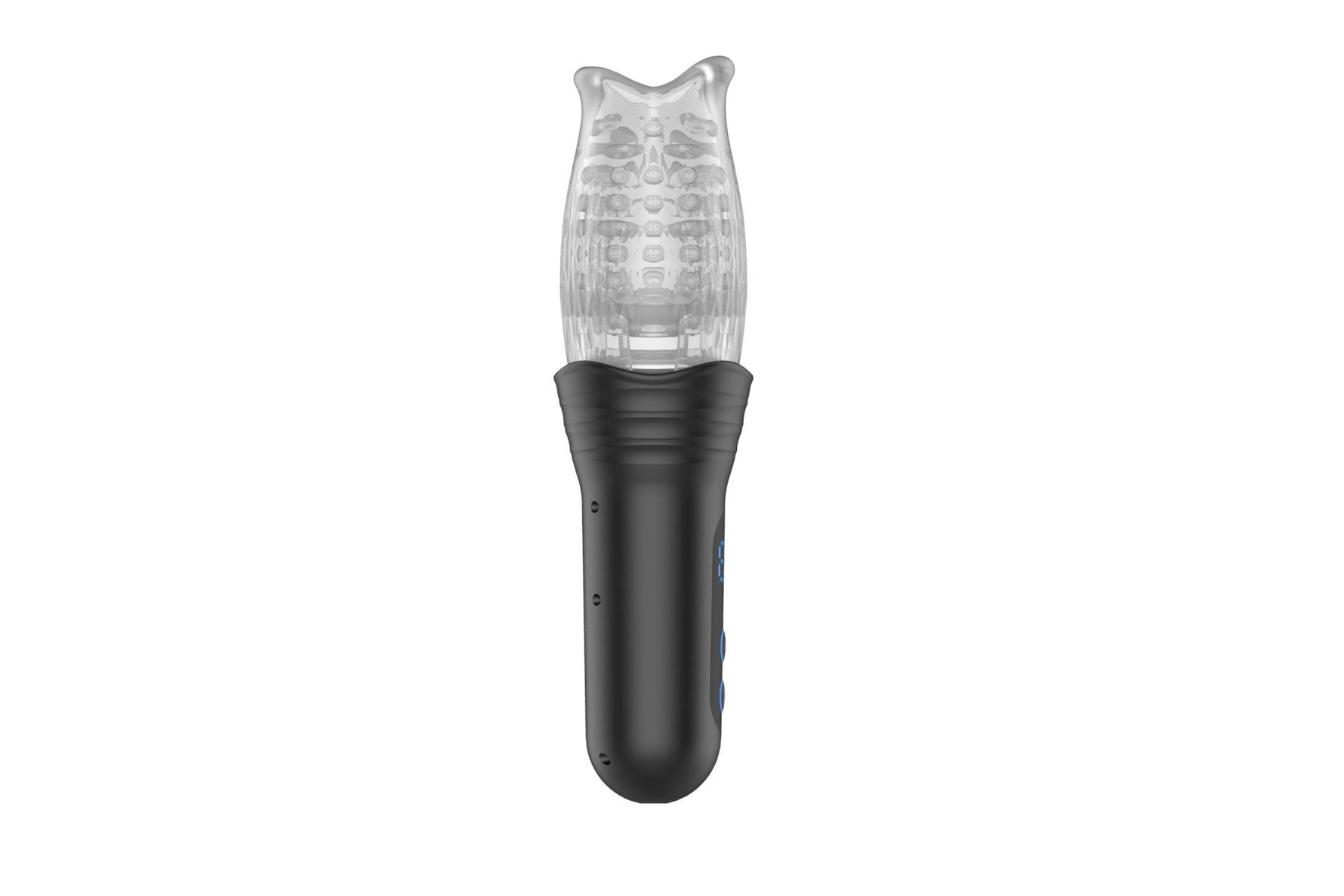 Masturbator rotativ cu vibrații și piston