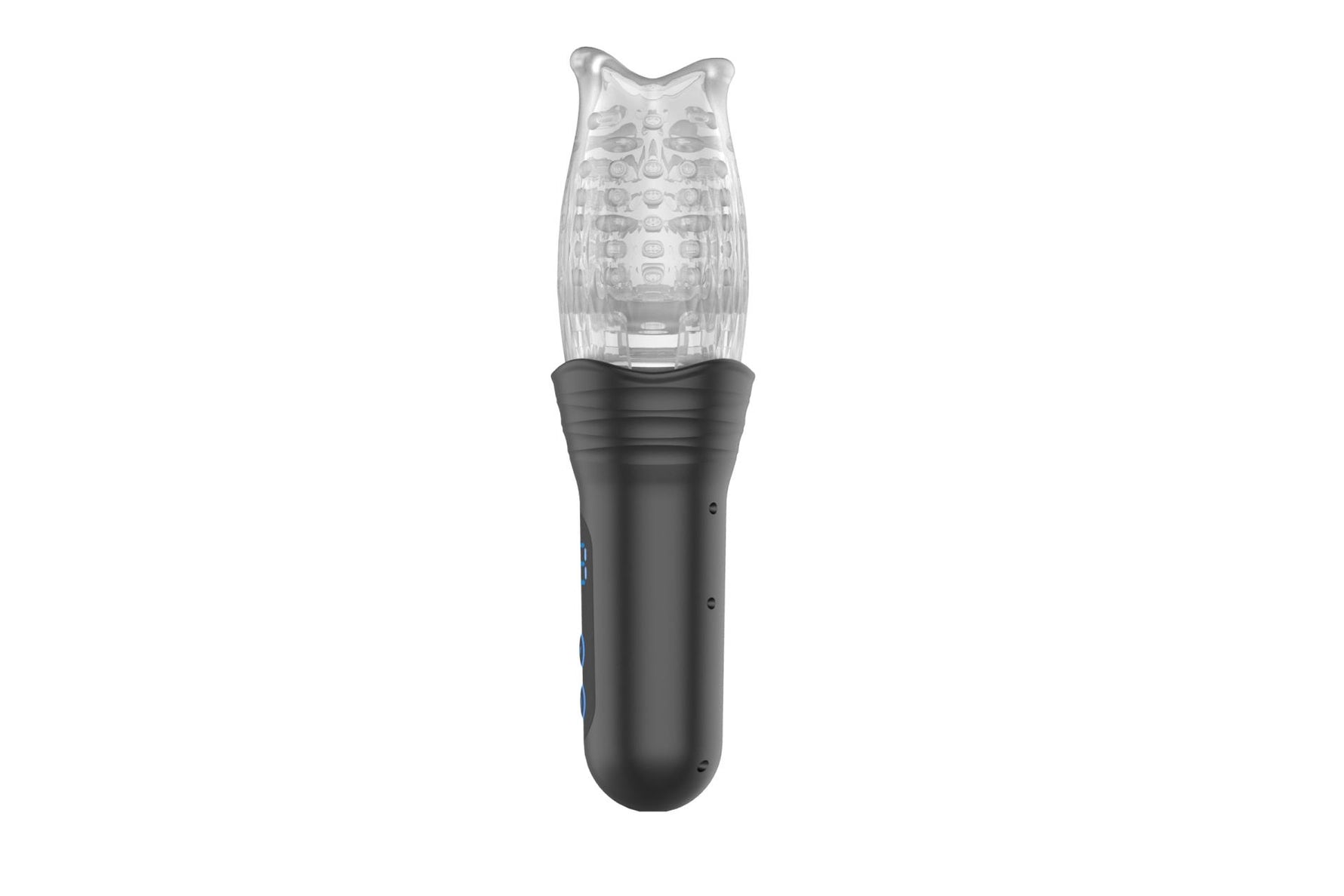 Masturbator rotativ cu vibrații și piston