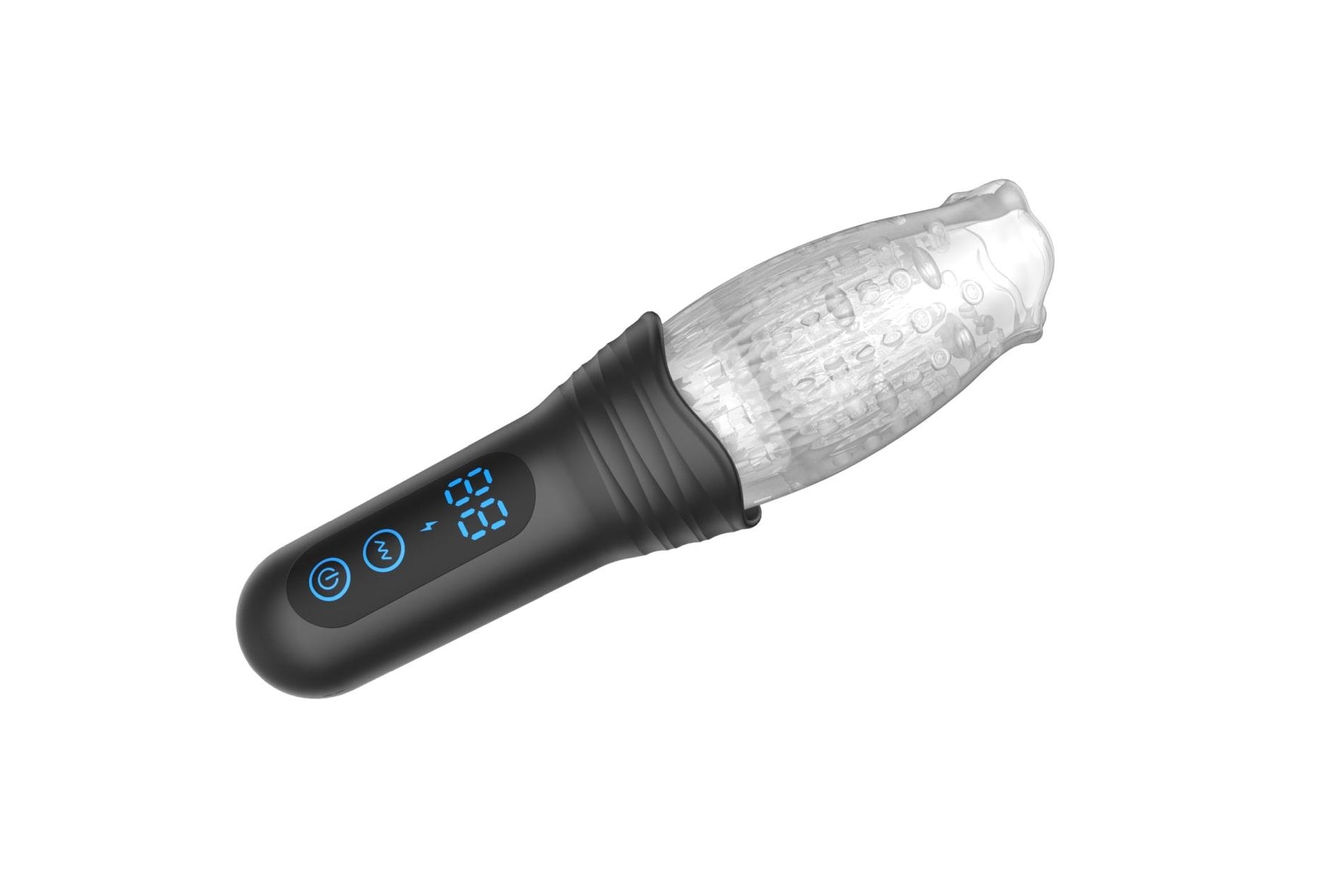 Masturbator rotativ cu vibrații și piston