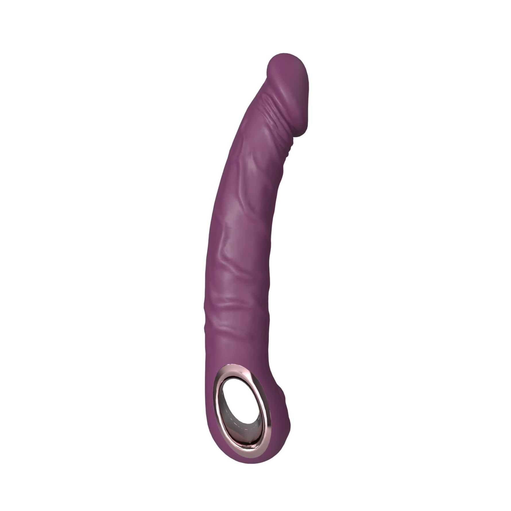 Vibrator realist violet, impermeabil, USB, seria B, drăguț, din seria B
