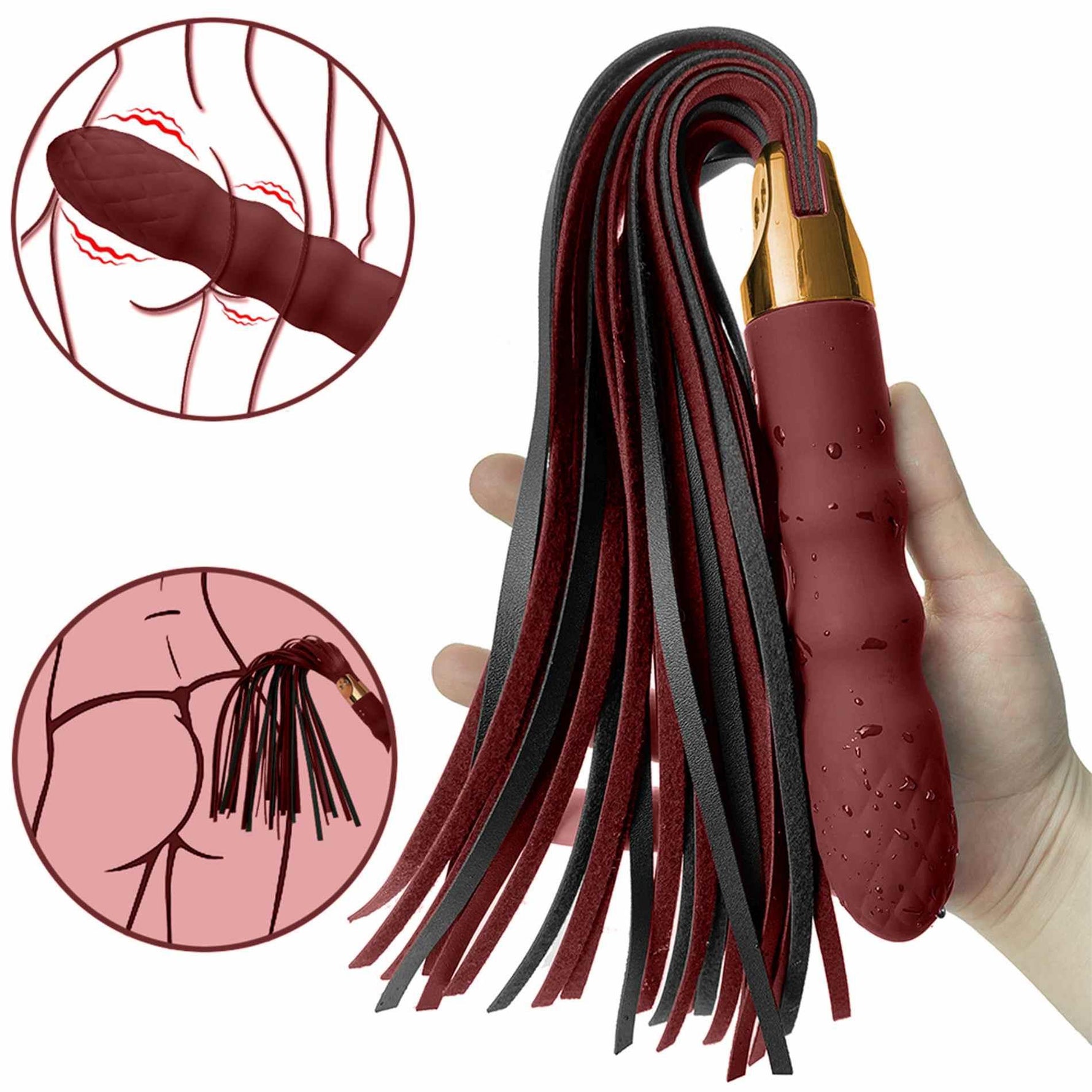 Seria B Drăguț Vibrator Anal Whip