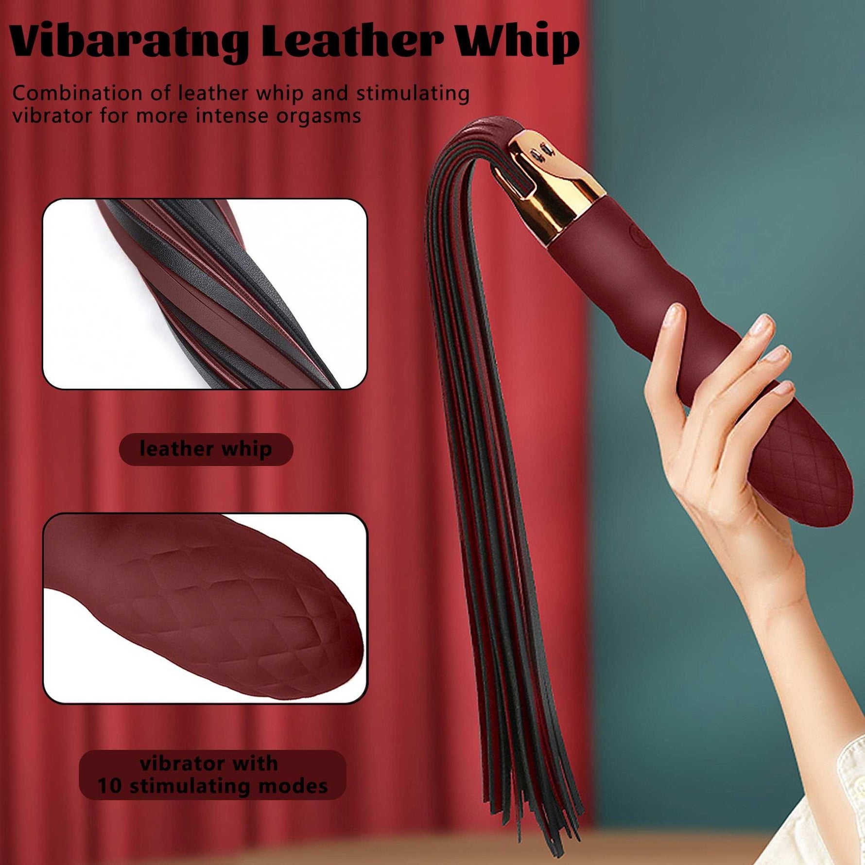 Seria B Drăguț Vibrator Anal Whip