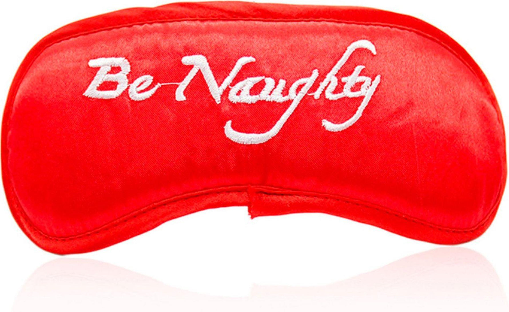 Mască de ochi Be Noughty Fetish Fever Soft, roșie