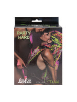 Zgardă reglabilă Party Hard Wild Lola Games Negru Roșu 53 8 cm
