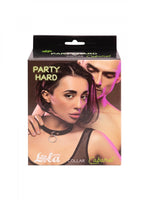Zgarda reglabilă Party Hard Cabaret Lola Games Negru 55 cm