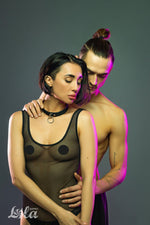 Zgarda reglabilă Party Hard Cabaret Lola Games Negru 55 cm