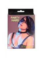 Zgardă Party Hard Decadence Lola Games Negru și Roșu 49 cm