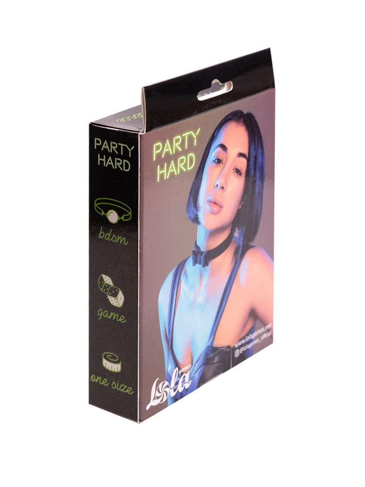 Zgardă Party Hard Decadence Lola Games Negru și Roșu 49 cm