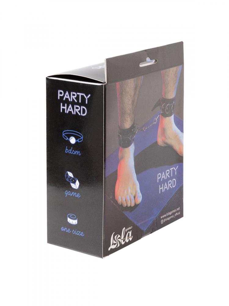 Cătușe pentru glezne Party Hard Celestial Lola Games Negre 29 cm