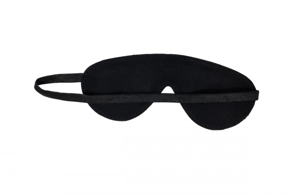 Mască Party Hard Shy din PVC, neagră, 19,6 cm