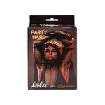 Blănușă de cauciuc Party Hard Love Addict, roșie, 4,5 cm
