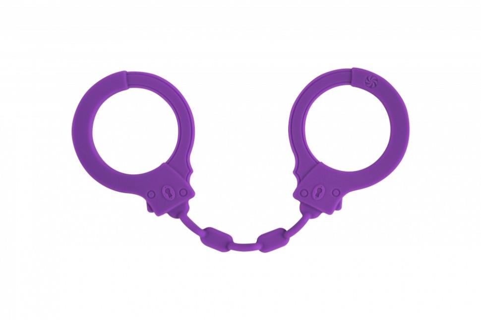 Cătușe din silicon pentru suprimarea durității petrecerii, violet
