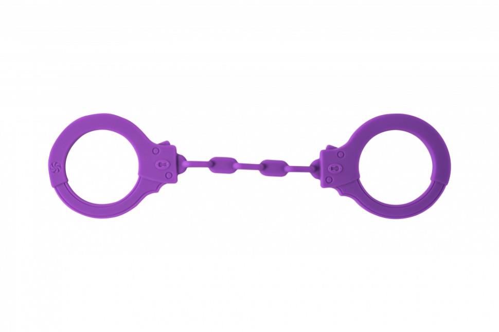 Cătușe din silicon pentru suprimarea durității petrecerii, violet