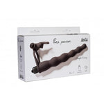 Penis curea din silicon Pure Passion Jungle Bunny negru 16,5 cm