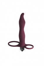 Strap on Pure Passion Flirtini Burgundy cu Vibrații