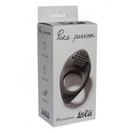 Inel vibrant pentru penis Pure Passion Moonshine din silicon, negru