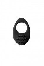 Inel vibrant pentru penis Pure Passion Moonshine din silicon, negru