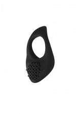 Inel vibrant pentru penis Pure Passion Moonshine din silicon, negru