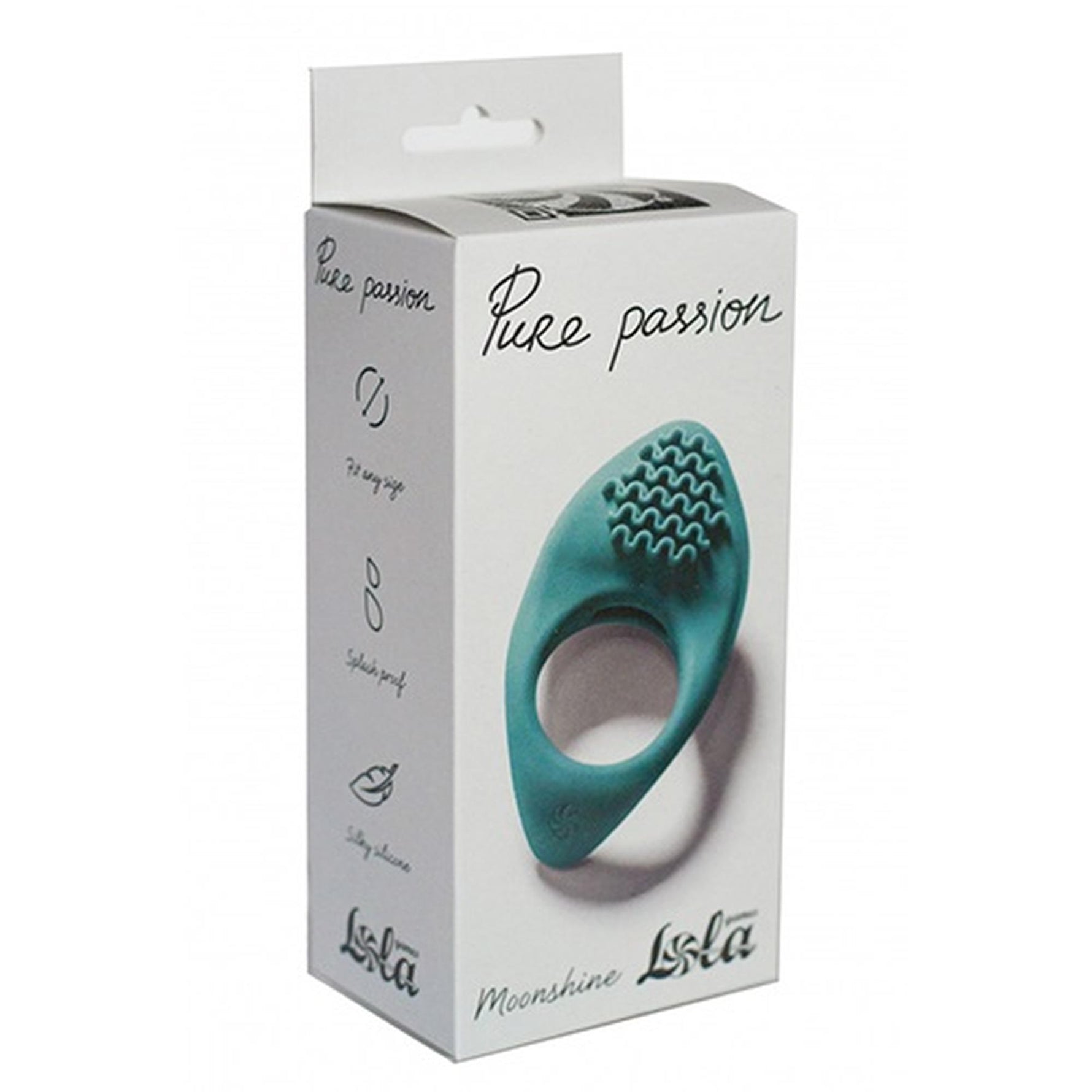 Inel vibrant pentru penis Pure Passion Moonshine din silicon verde