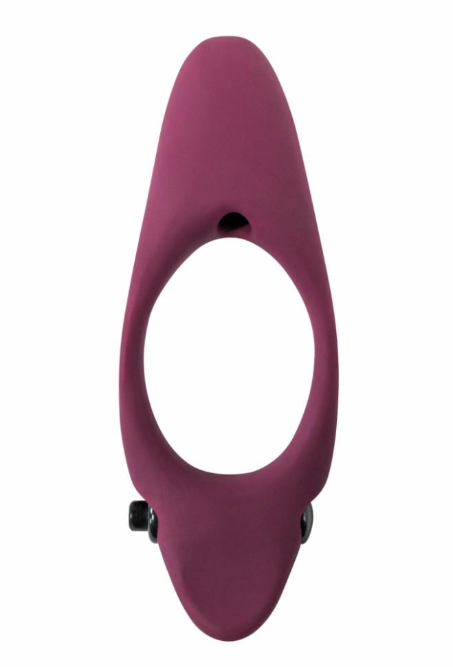 Inel vibrant pentru penis Pure Passion Stardust, roșu