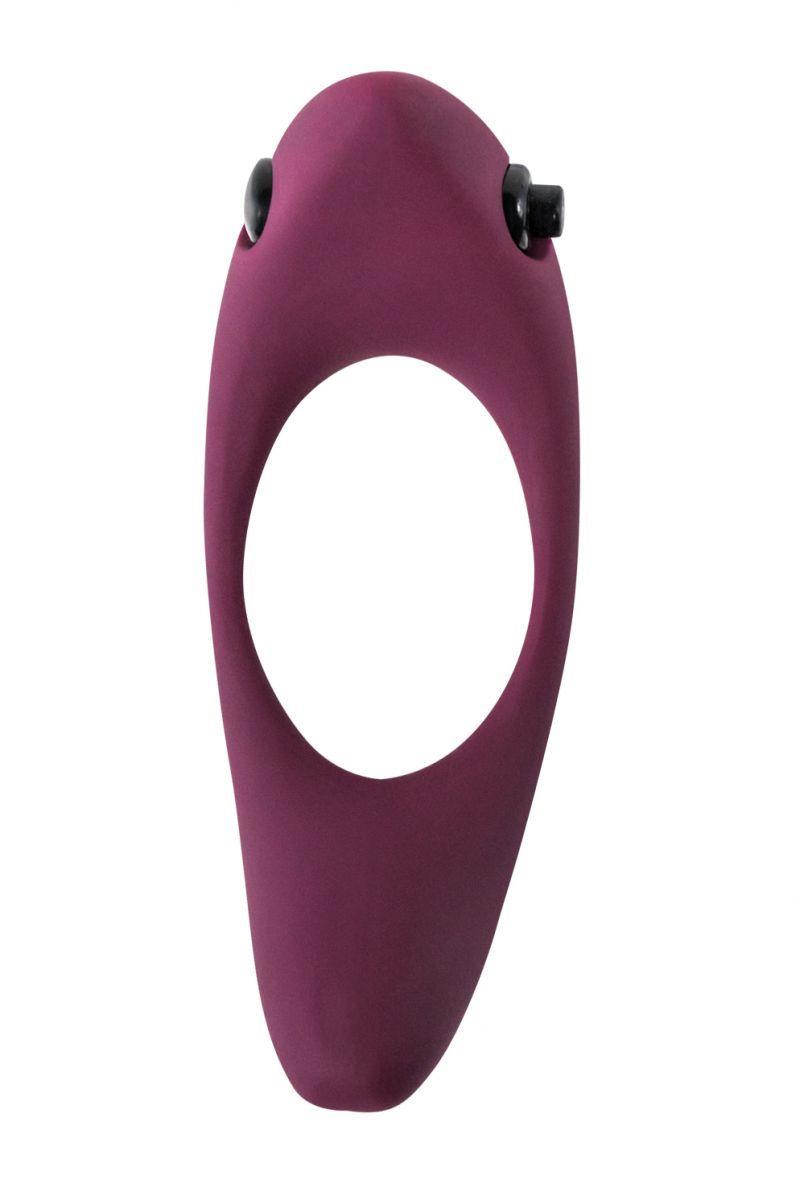 Inel vibrant pentru penis Pure Passion Lunar, roșu vin
