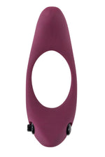 Inel vibrant pentru penis Pure Passion Lunar, roșu vin