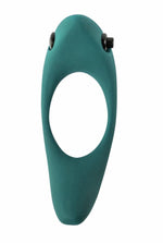 Inel vibrant lunar Pure Passion, silicon verde