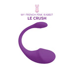 Ou vibrant Le Crush violet cu aplicație USB