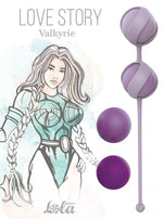 Set de bile vaginale din silicon mov Love Story Valkyrie
