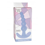 Dop anal din silicon Bubbles Lola Toys albastru 10 cm