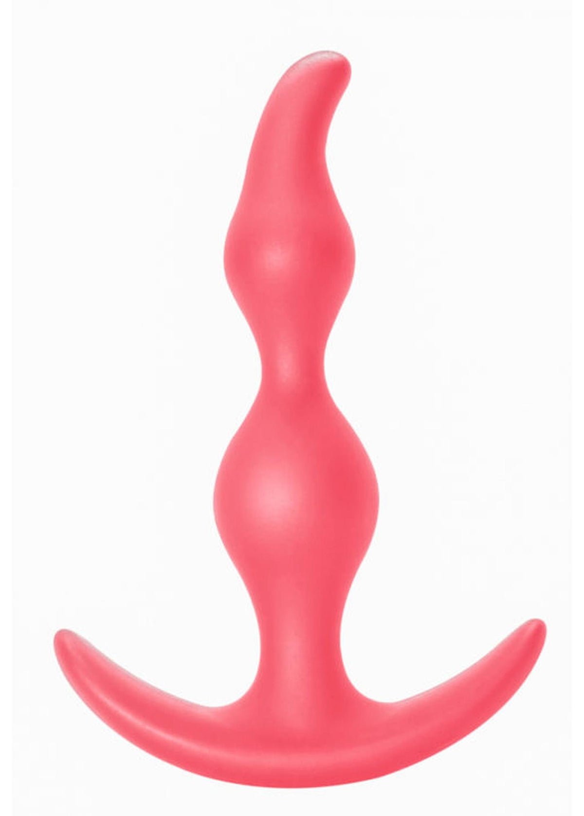 Dop anal curbat din silicon Lola Toys, roz, 11,5 cm