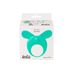 Inel vibrant din silicon MiMi Animals Fennec Phil, verde