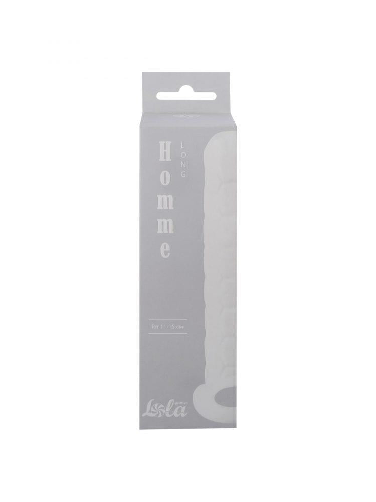 Extensie lungă Homme TPE albă 15,5 cm