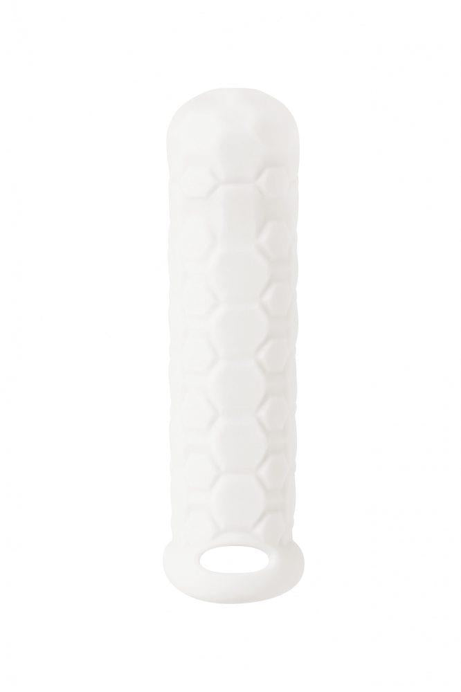 Extensie lungă Homme TPE albă 15,5 cm