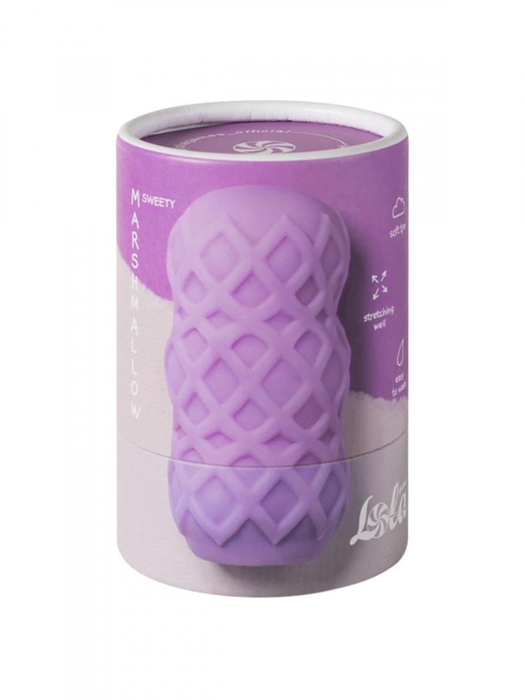 Masturbator Marshmallow Sweety lavandă 8 cm