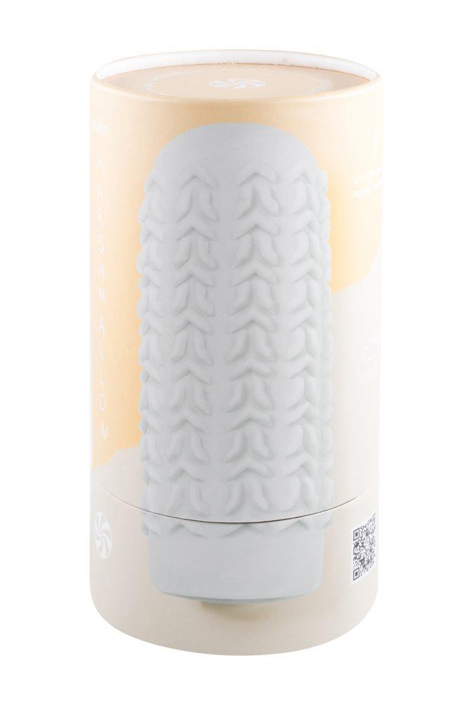 Masturbator Marshmallow Maxi Candy Alb TPE 14 cm
