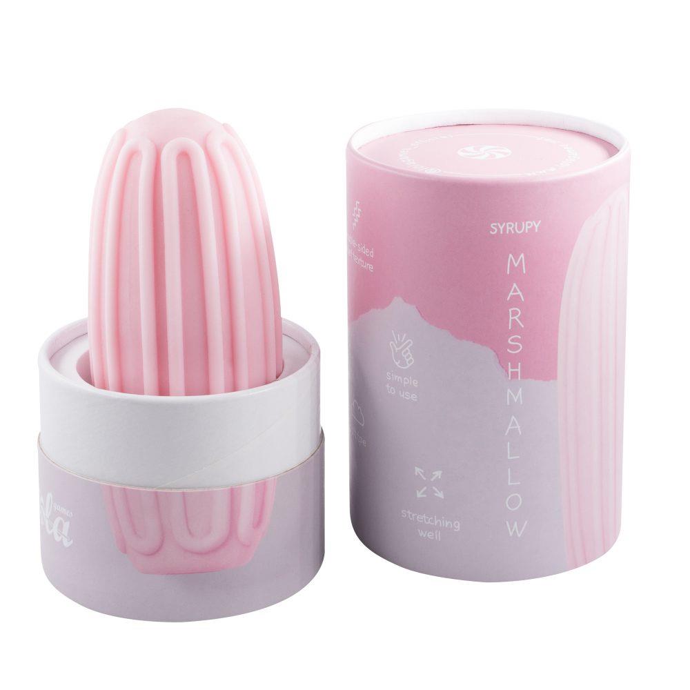 Masturbator cu sirop de bezelă roz TPE 13,7 cm