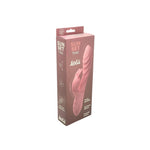 Vibrator USB Sunset din silicon, în formă de iepuraș, 20,6 cm